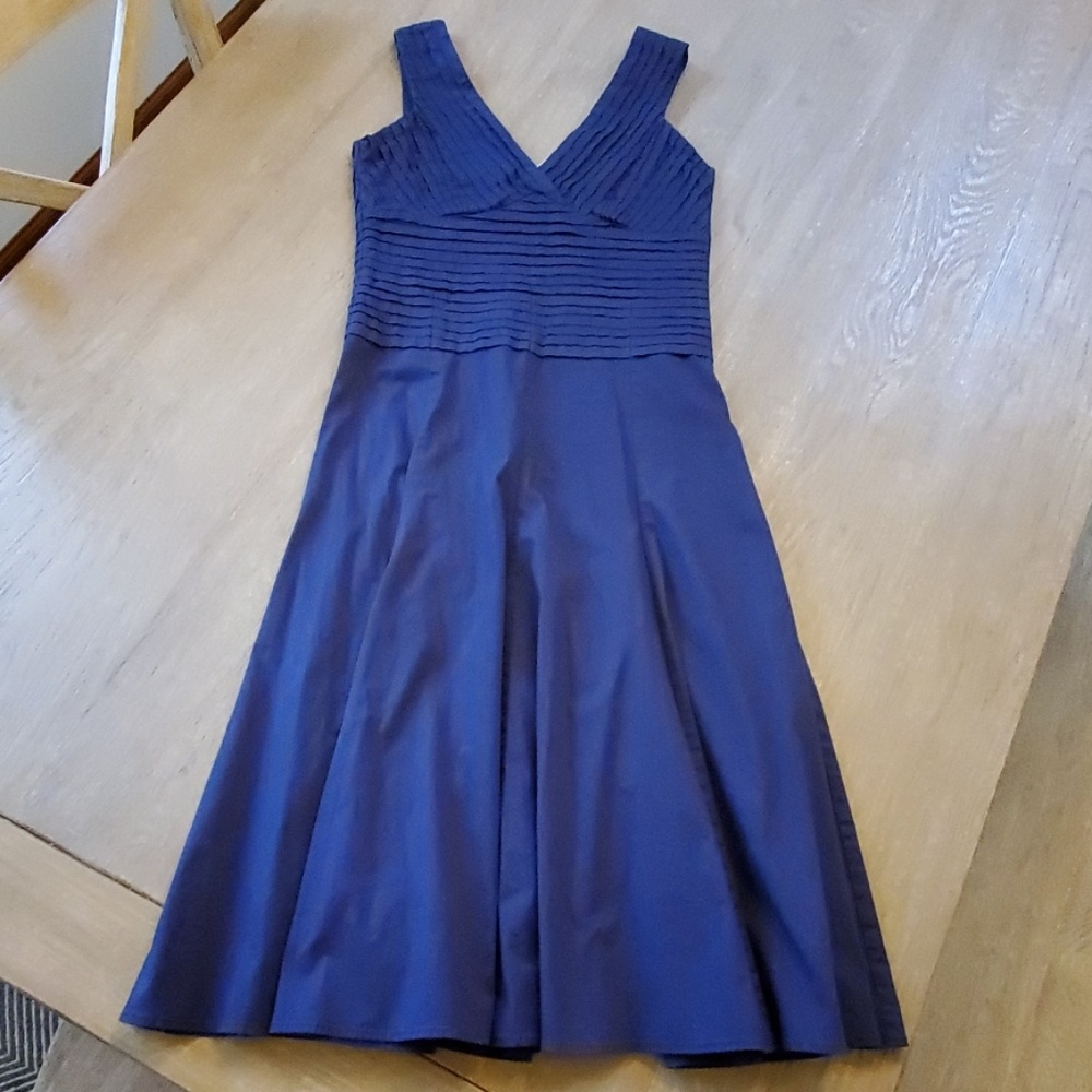 Navy Odille midi dress